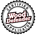 Wood Defender Certified Badge